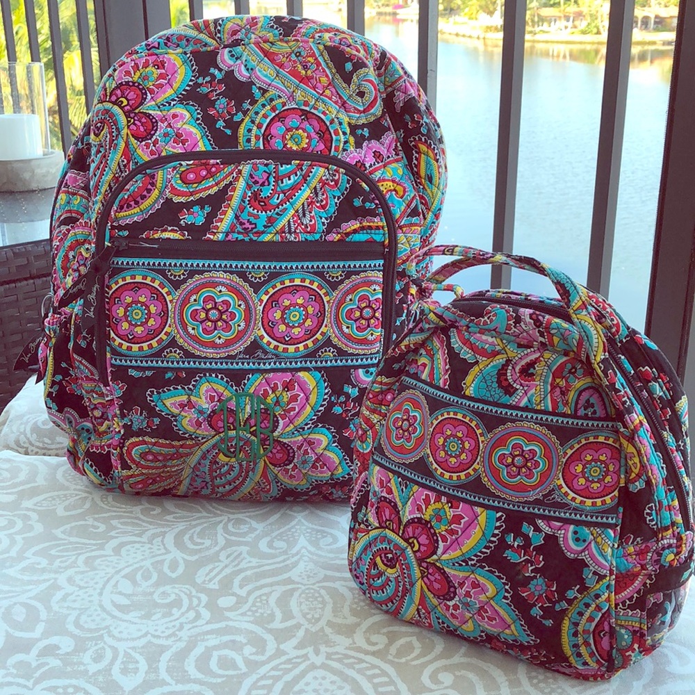 Vera Bradley backpack/lunch bag